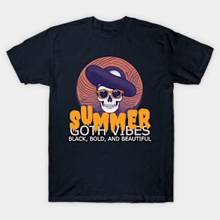 skull summer hat T-Shirt